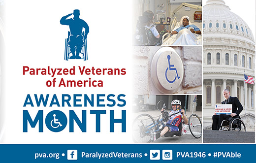 PVA Awareness Month recognizes veterans living with spinal cord injury and disorders